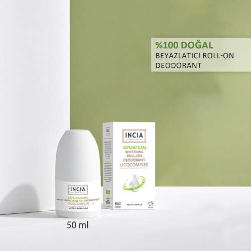 INCIA Beyazlatıcı Doğal Roll-On Deodorant 50 ml - 3