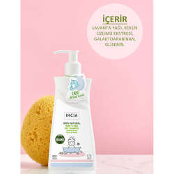 INCIA Çocuklar İçin Doğal Jel Şampuan Saç ve Vücut İçin 350 ml - 4