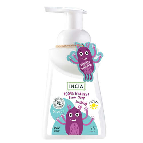 INCIA Çocuklar İçin Zeytinyağlı Doğal Köpük Sabun 200 ml - 1