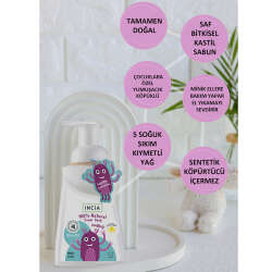 INCIA Çocuklar İçin Zeytinyağlı Doğal Köpük Sabun 200 ml - 4