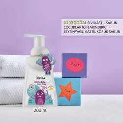 INCIA Çocuklar İçin Zeytinyağlı Doğal Köpük Sabun 200 ml - 3