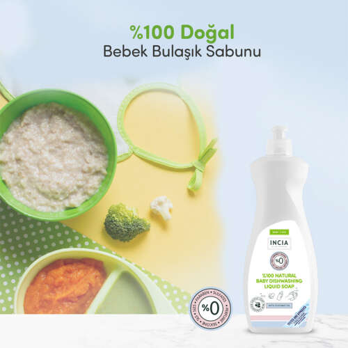 INCIA Doğal Bebek Bulaşık Sabunu 500 ml - 1