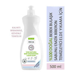 INCIA Doğal Bebek Bulaşık Sabunu 500 ml - 4