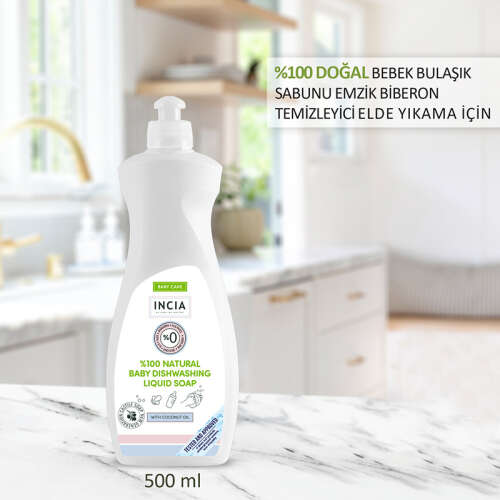 INCIA Doğal Bebek Bulaşık Sabunu 500 ml - 3