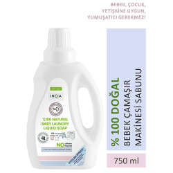 INCIA Doğal Bebek Çamaşır Makinesi Sabunu 750 ml - 3