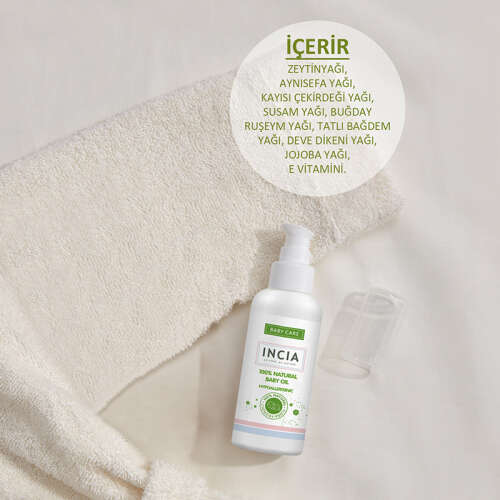 INCIA Doğal Bebek Yağı 110 ml - 4