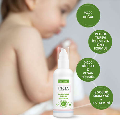 INCIA Doğal Bebek Yağı 110 ml - 5