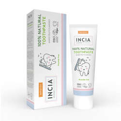 Incia Doğal Diş Macunu Bebek ve Çocuk Karışık Meyve Aromalı Florürsüz 50 ml - 1