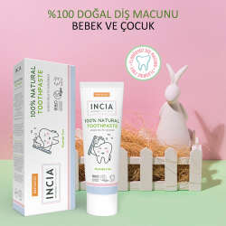 Incia Doğal Diş Macunu Bebek ve Çocuk Karışık Meyve Aromalı Florürsüz 50 ml - 3
