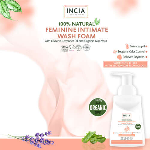 Incia Doğal İntim Yıkama Köpüğü 200 ml - 1