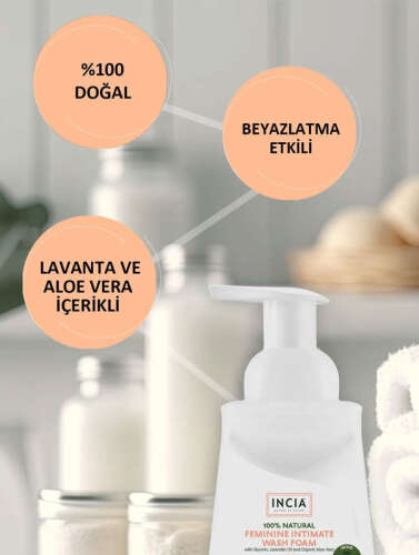 Incia Doğal İntim Yıkama Köpüğü 200 ml - 3