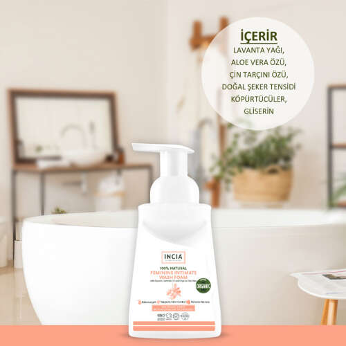 Incia Doğal İntim Yıkama Köpüğü 200 ml - 4