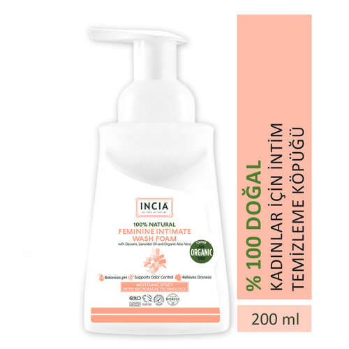 Incia Doğal İntim Yıkama Köpüğü 200 ml - 2