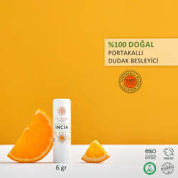 INCIA Doğal Portakallı Dudak Besleyici 6gr - 2