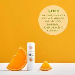 INCIA Doğal Portakallı Dudak Besleyici 6gr - 4