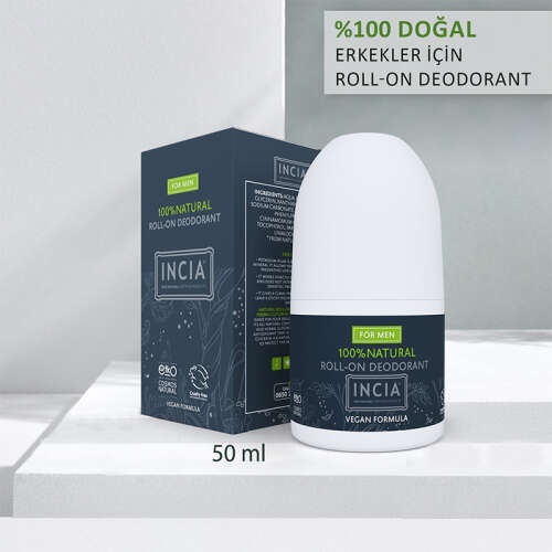 INCIA Doğal Roll-On Deodorant (Erkekler İçin) 50 ml - 3