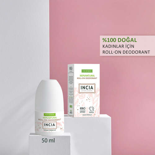 INCIA Doğal Roll-On Deodorant (Kadınlar İçin) 50 ml - 3