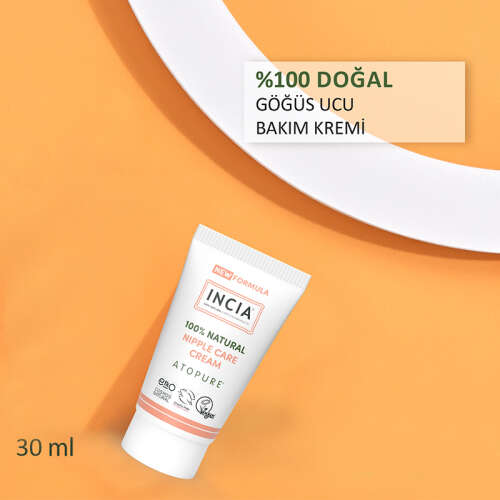 INCIA Göğüs Ucu Bakım İçin Doğal Jel Krem 30 ml - 10