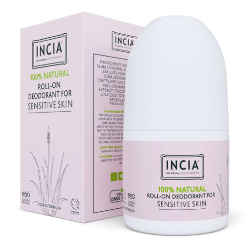 INCIA Hassas Ciltler İçin Doğal Roll-On Deodorant 50 ml - INCIA