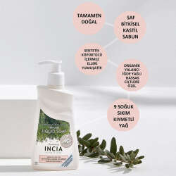 INCIA Hassas Ciltler İçin Zeytinyağlı Doğal Sıvı Sabun 250 ml - 4