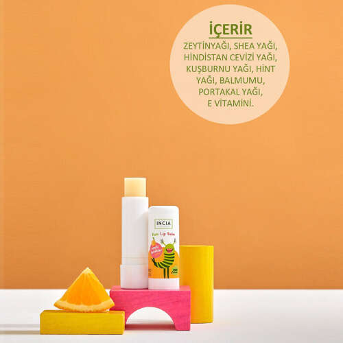 INCIA Kids Portakallı Doğal Dudak Besleyici 6g - 5