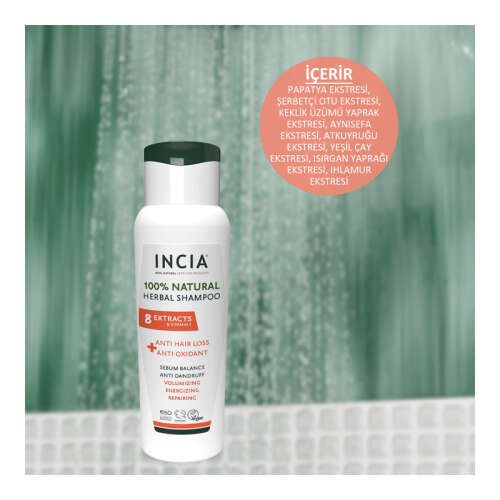 INCIA Saç Dökülmesine Karşı Doğal Şampuan 275 ml - 3