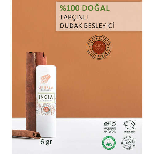 INCIA Tarçınlı Doğal Dudak Besleyici 6g - 8