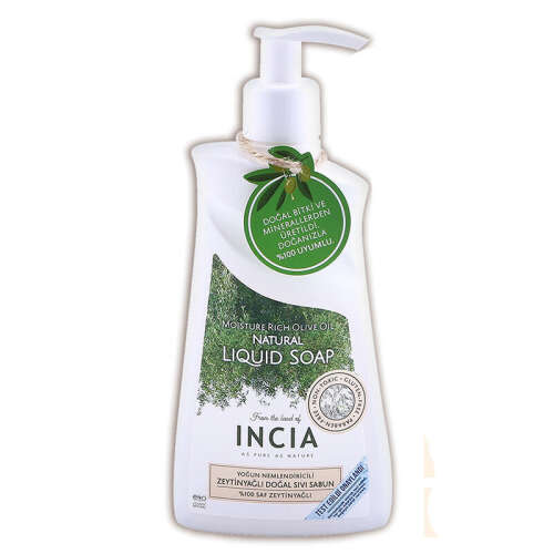 INCIA Yoğun Nemlendiricili Zeytinyağlı Doğal Sıvı Sabun 250 ml - 2