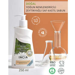 INCIA Yoğun Nemlendiricili Zeytinyağlı Doğal Sıvı Sabun 250 ml - 7