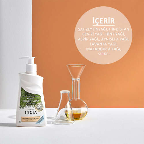 INCIA Yoğun Nemlendiricili Zeytinyağlı Doğal Sıvı Sabun 250 ml - 3