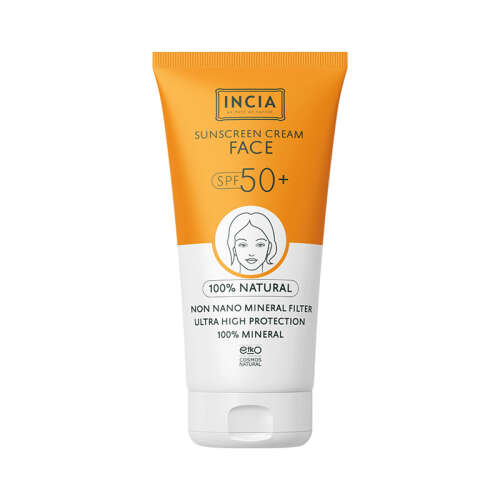 INCIA Yüz İçin %100 Doğal Güneş Kremi 50 SPF 50 ml - INCIA