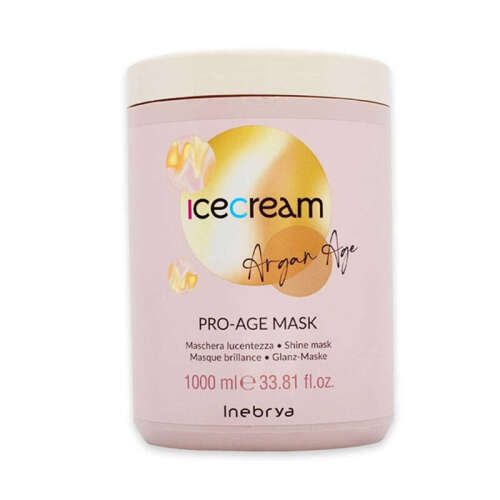 Inebrya Ice Cream Argan Age Argan Oil Shine Mask 1000 ml - Inebrya