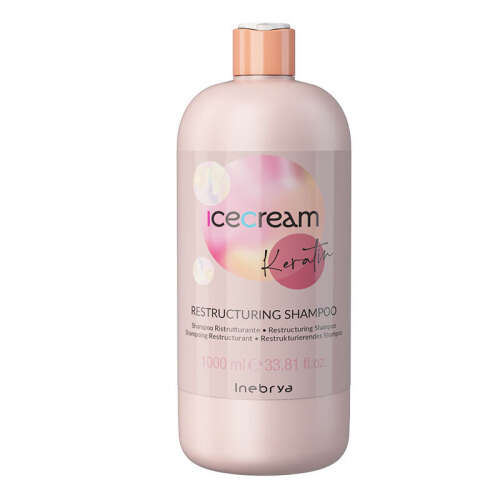 Inebrya Ice Cream Keratin Restructuring Shampoo 1000 ml - Inebrya