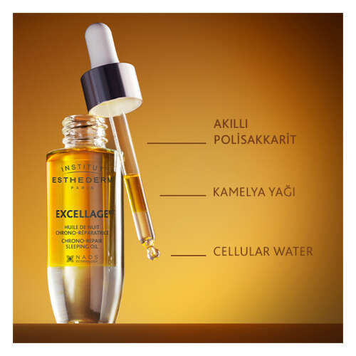 Institut Esthederm Excellage Chrono-Repair Sleeping Oil 30 ml - 3