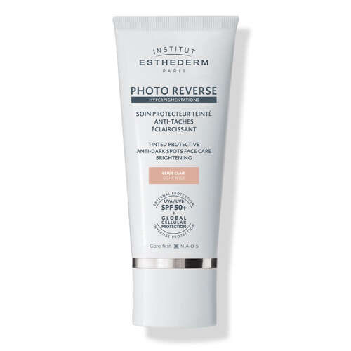 Institut Esthederm Photo Reverse SPF50+ Renkli Güneş Kremi 50 ml - Light Beige - INSTITUT ESTHEDERM