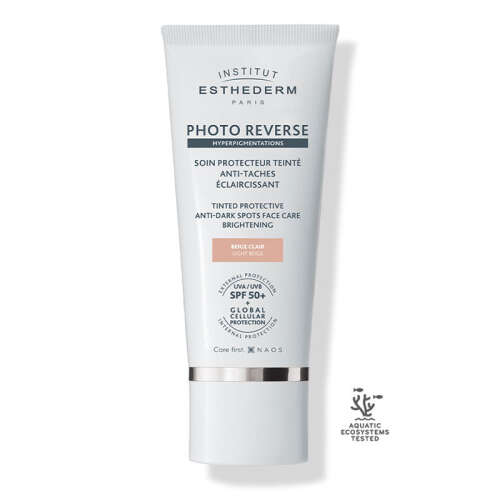 Institut Esthederm Photo Reverse SPF50+ Renkli Güneş Kremi 50 ml - Light Beige - 2