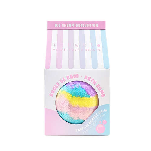 Inuwet Bath Bomb Icecream Bubble Gum Icecream Banyo Topu Bubble Gum 120 g - inuwet