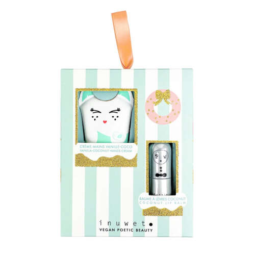 Inuwet Fiyonk Figürlü Dudak Nemlendiricisi ve El Kremi Seti - inuwet