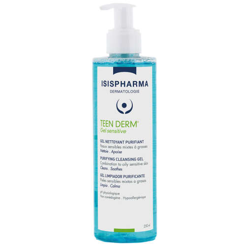 Isıs Pharma Teen Derm Gel Sensitive Cleansing Gel 250ml - ISIS PHARMA