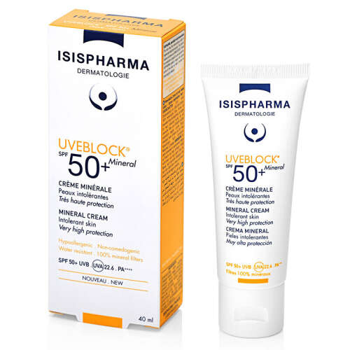 Isis Pharma Uveblock SPF 50+ Mineral Cream 40 ml - ISIS PHARMA