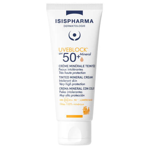 Isis Pharma Uveblock SPF 50+ Mineral Cream 40 ml - Renkli - ISIS PHARMA