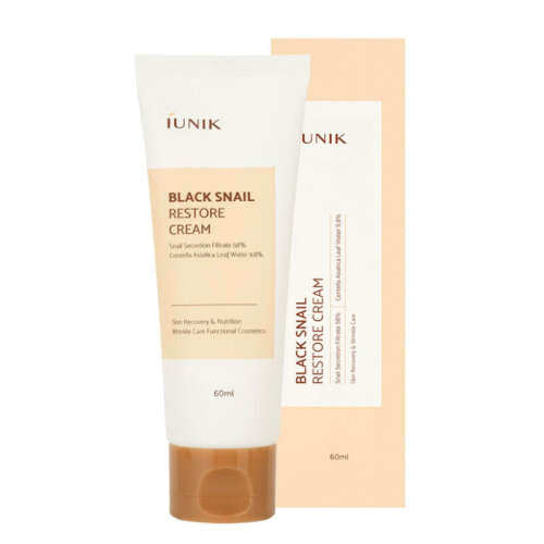 Iunik Black Snail Salyangoz Özlü Yaşlanma Karşıtı Krem 60 ml - 1