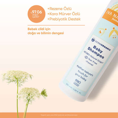 Iva Natura Organik Bebek Şampuanı 350 ml - 3