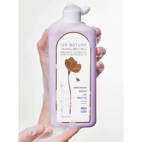 Iva Natura Organik Antioksidan Etkili Yeşil Çay Özlü Duş Jeli 350 ml - 2