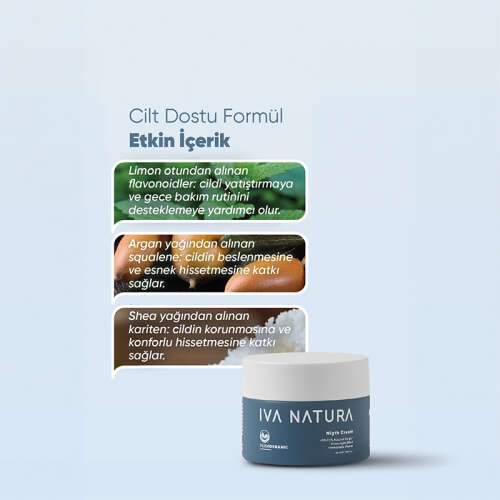Iva Natura Organik Gece Kremi 50 ml - 5