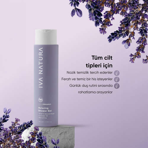 Iva Natura Organik Lavanta Özlü Duş Jeli 350 ml - 6
