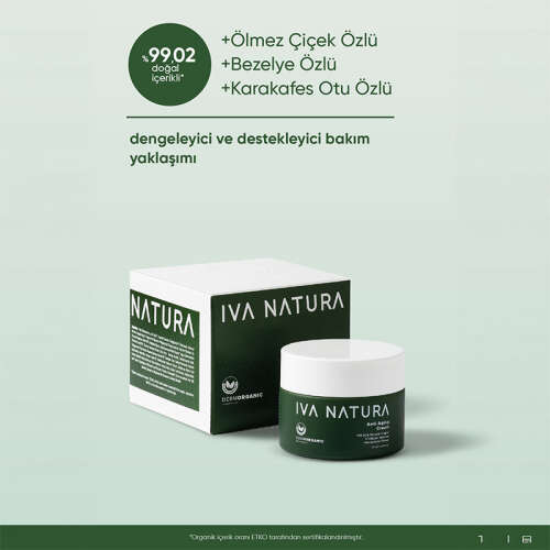 Iva Natura Organik Anti-Aging Krem 50 ml - 4