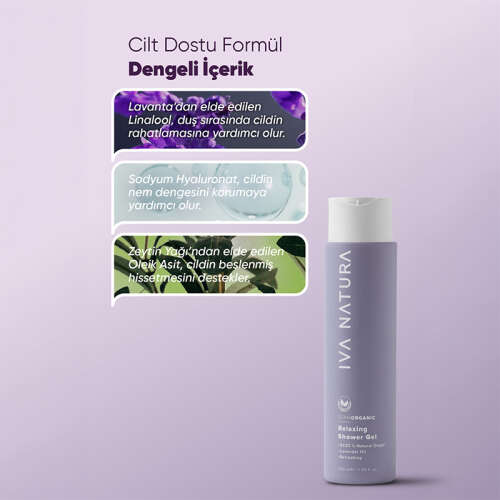 Iva Natura Organik Lavanta Özlü Duş Jeli 350 ml - 4