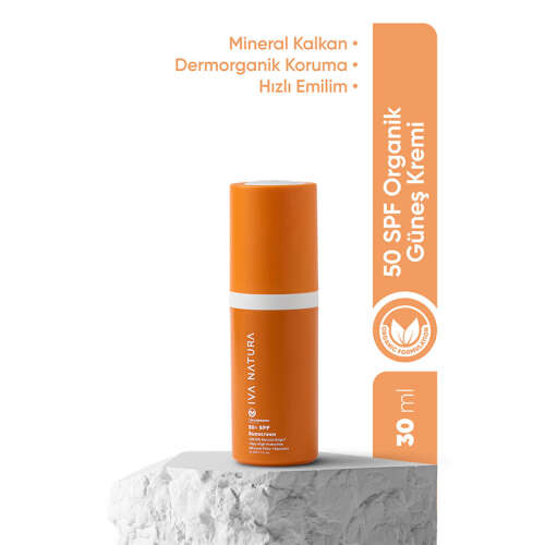 Iva Natura Organik Mineral Filtreli SPF50 Güneş Kremi 30 ml - 2