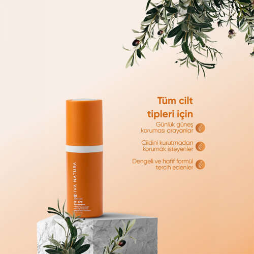 Iva Natura Organik Mineral Filtreli SPF50 Güneş Kremi 30 ml - 3